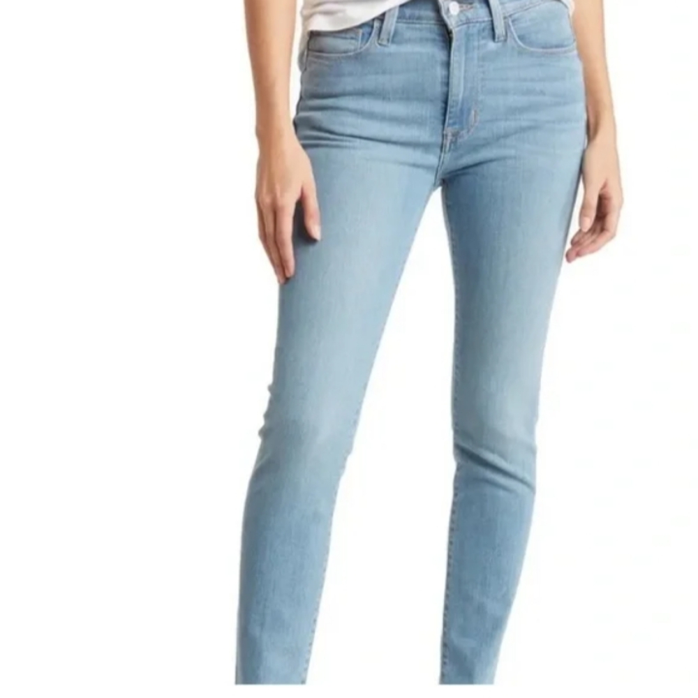 Hudson Blair Jeans High Rise Super Skinny Ankle Blue Denim,Size 31